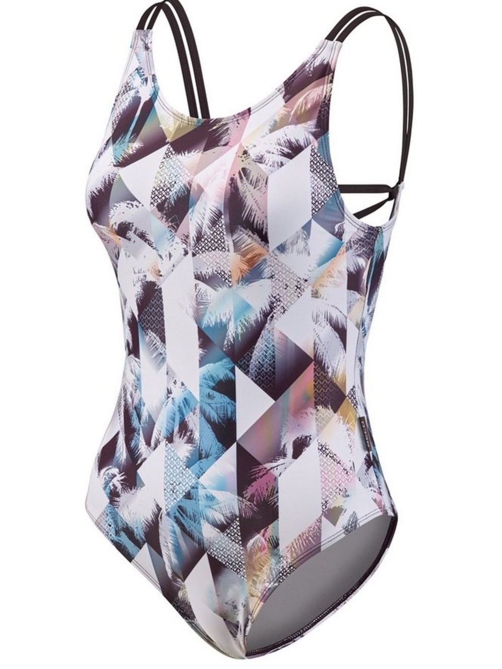 Women Swim One-Piece Swimsuit in Multicolor EU 38